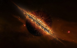 Space astronaut fireworks moon stars 3 - filip hodas free wallpaper