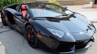 Black sports car red seat - a black sports car free wallpaper