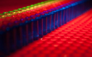 Plastic cups colored lids red - plastic free wallpaper