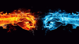 Fire ice illusion graphics vfx - the other free wallpaper