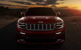 Jeep sunset road clouds mountain - a jeep free wallpaper