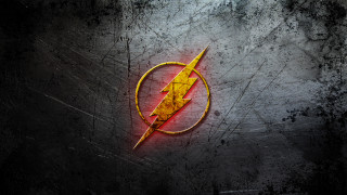 Flash logo dark background red - everett warner free wallpaper