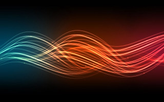 Colorful light wave abstract fireworks - a colorful wave of light free wallpaper