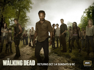 Walking dead season4 poster characters - free dark wallpaper for desktop