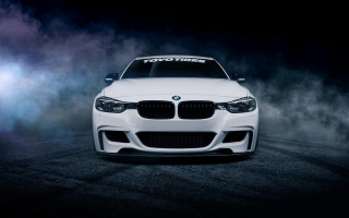 White car bmw hood smoke - the hood free wallpaper