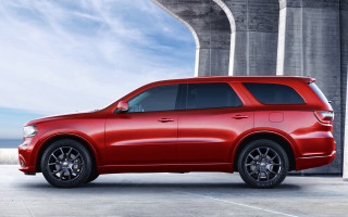 Red dodge suv bridge sky - a bridge free wallpaper