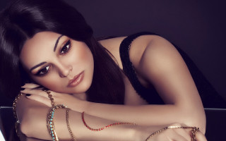 Gothic jewelry beaded bracelet portrait - jewelry free wallpaper