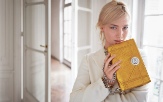 Woman yellow box surprised portrait - constanceanne parker free wallpaper