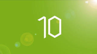 Green background white 10 bright - the top of the image free wallpaper