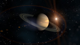 Saturn star background sun lensflare 2 - a. hardy free wallpaper