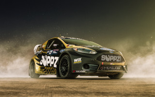 Car dirt road dust night - brian dunlop free wallpaper