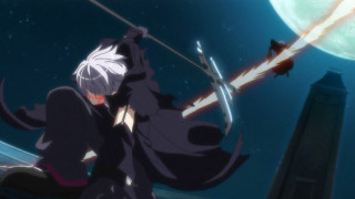 Person sword dark room moon - action painting free wallpaper