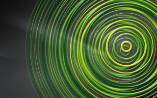 Green black swirl black white - kinetic art free wallpaper