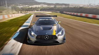 Mercedes sports car track mountain - a track free wallpaper