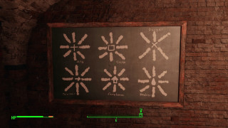 Brick wall sign image description - blueprint free wallpaper for desktop