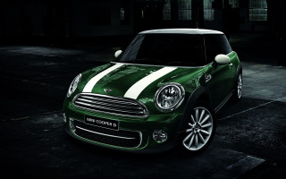 Green mini cooper dark parking - mini free wallpaper