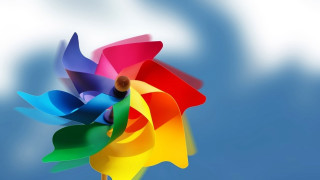 Colorful wind spin sky clouds - vibrant free wallpaper