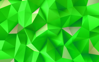 Abstract green triangles generative occlusion - green center free wallpaper