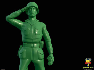 Toy soldier green uniform hat - 3 d model free wallpaper for desktop