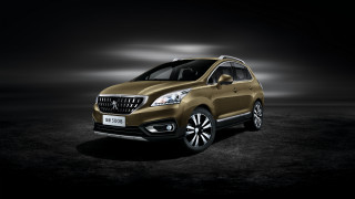 Gold car dark room white - vray free wallpaper