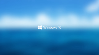 Blue sky clouds windows10 ocean - purism free wallpaper for desktop