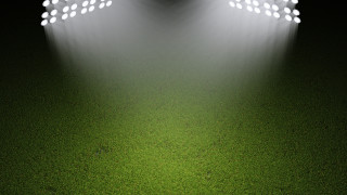 Soccer field light shining soccer - a soccer field free wallpaper