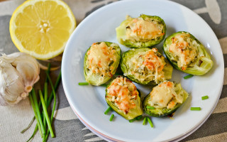 Stuffed brussel sprouts lemon wedge - stuffed free wallpaper for desktop