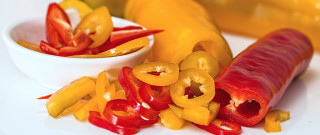 Hot dog peppers plate yellow - hot free wallpaper