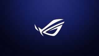 Blue background asus logos ai - ultra free wallpaper