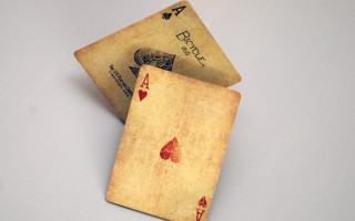 Cards ace red heart table - a table together free wallpaper