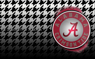 Alabama logo black white checkered - a. b. jackson free wallpaper