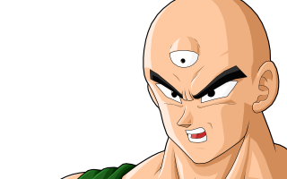Bald man green shirt cartoon - eye wide open free wallpaper