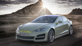 White car mountain solarpunk digital - solarpunk free wallpaper