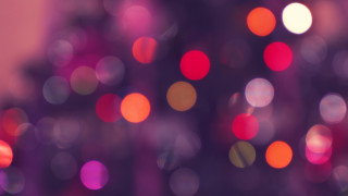 Blurry christmas tree lights bokeh - bokeh free wallpaper