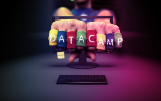 Person holding computer screen data - a keyboard free wallpaper