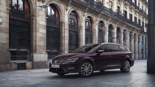 Purple car cityscape clock tower - a clock tower in the background free wallpaper for desktop