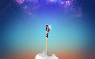 Sky man star aurora fireworks - wallpaper free wallpaper for desktop