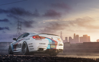 White car colorful paint city 2 - a white car free wallpaper