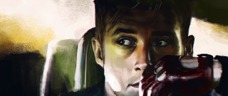 Man holding cellphone blood dripping - deviantart artstation free wallpaper