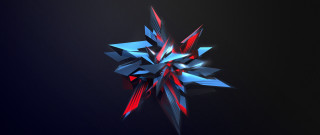 Blue red abstract android jones - liam brazier free wallpaper