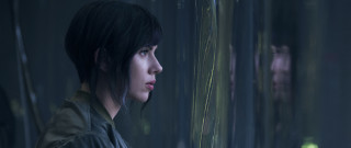 Woman black hair bangs mirror - ghost in the shell free wallpaper