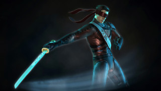 Futuristic suit eddie mendoza glowing - sword free wallpaper