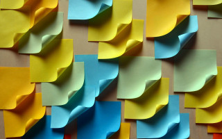 Wall colored papers clock postminimalism - side and a clock free wallpaper