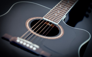 Black guitar 3d grunge blurry - grunge free wallpaper