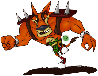 Cartoon character horns green hat - a green ball free wallpaper