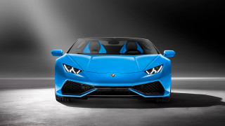 Blue sports car spotlight hood - its hood free wallpaper