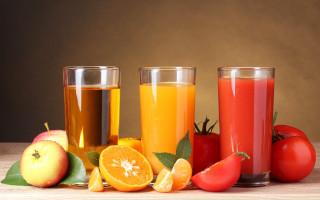 Fruit vegetables juice glasses food - glass free wallpaper for desktop