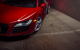 Red sports car parking lot 43 - derf free wallpaper