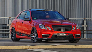Red mercedes benz superflat digital - a digital rendering free wallpaper