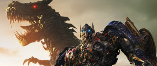 Robot giant metal face glowing - a huge head free wallpaper for desktop